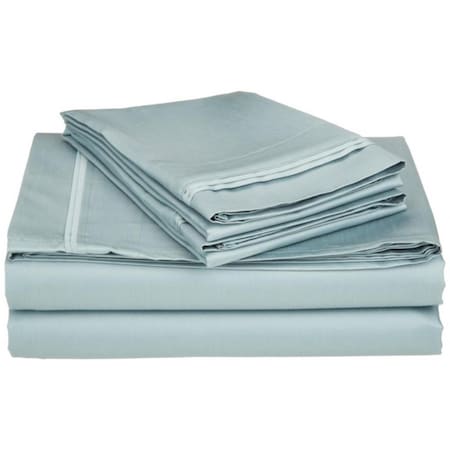 Impressions By Luxor Treasures Egyptian Cotton 650 Thread Count Solid Sheet Set Full-Teal 650FLSH SLTL
